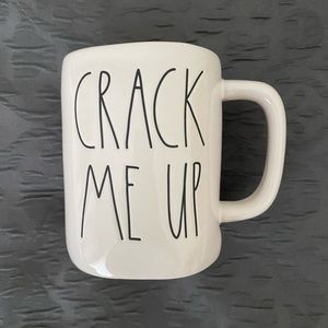 Rae Dunn Crack Me Up ceramic mug